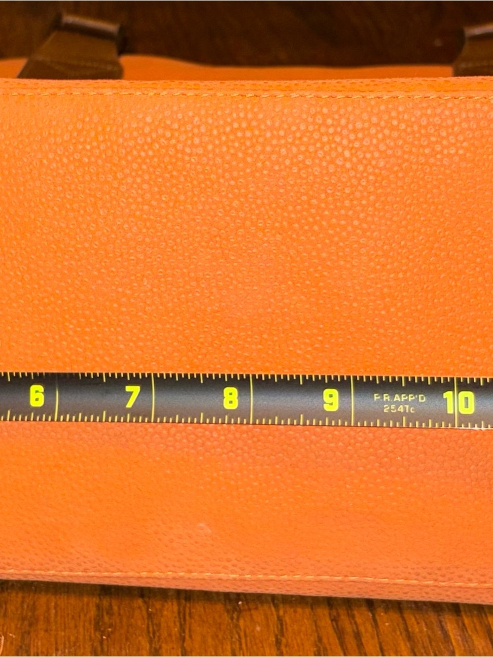 Ducks Unlimited Bellemonde Large Tote Bag Purse Burnt Orange Faux Leather Suede - Picture 12 of 15